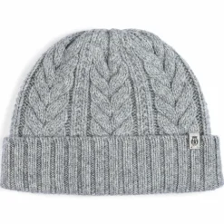 Cashmere Twist Mütze - flanell (grau)