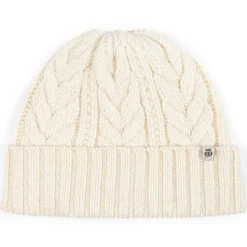 Cashmere Twist Mütze - woolwhite (weiss)