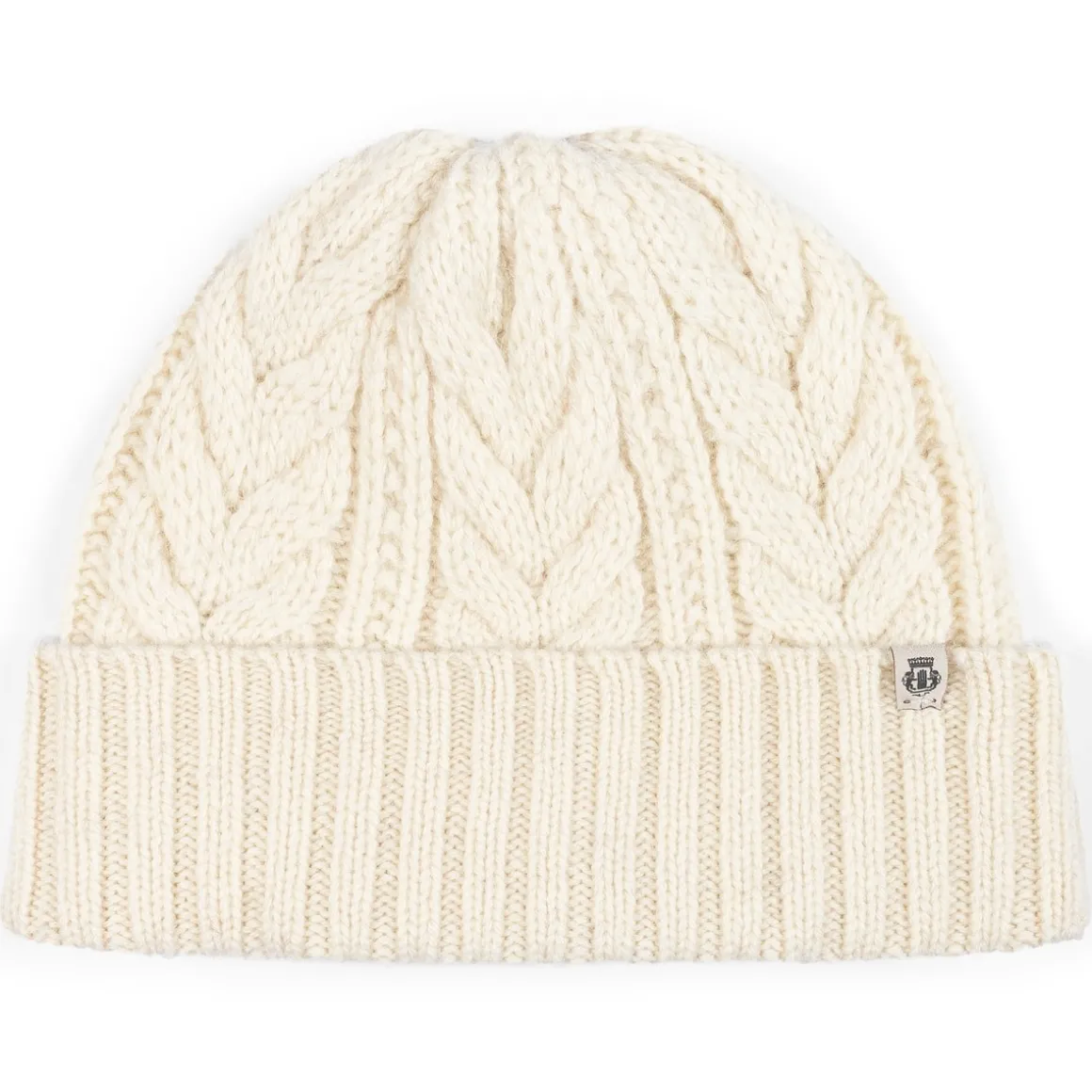 Cashmere Twist Mütze - woolwhite (weiss)