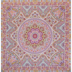 Circular Paisley 140x140 - multi pastel (beige)