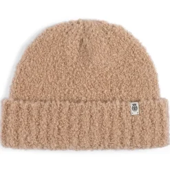 Classic Bouclé Umschlagmütze - camel (beige)