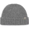 Classic Bouclé Umschlagmütze - flanell (grau)