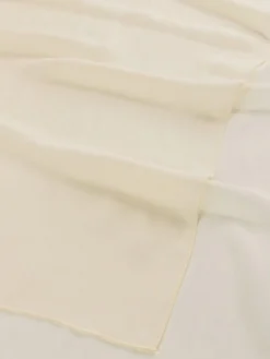Classic Georgette 65 x 180 - creme (beige)