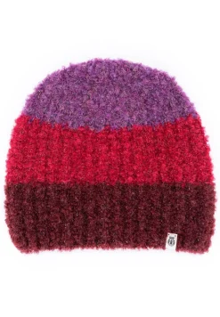 Cosy Bouclé New Mütze - multi wine (rot)