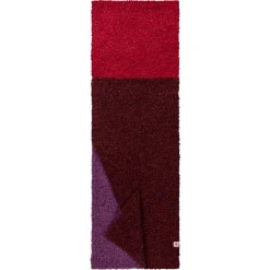 Cosy Bouclé New Schal 30x180 - multi wine (rot)