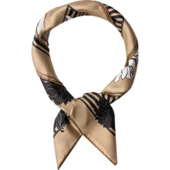 Dahlias & Stripes 64x64 - beige (beige)