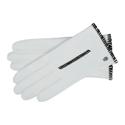 Delicate Stitches - white/black (weiss)