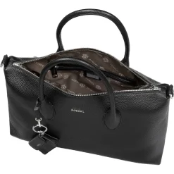 Dora Handtasche medium - black (schwarz)
