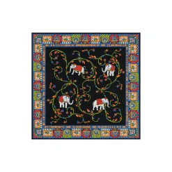 Elephant Garden 53x53 - multi black (schwarz)