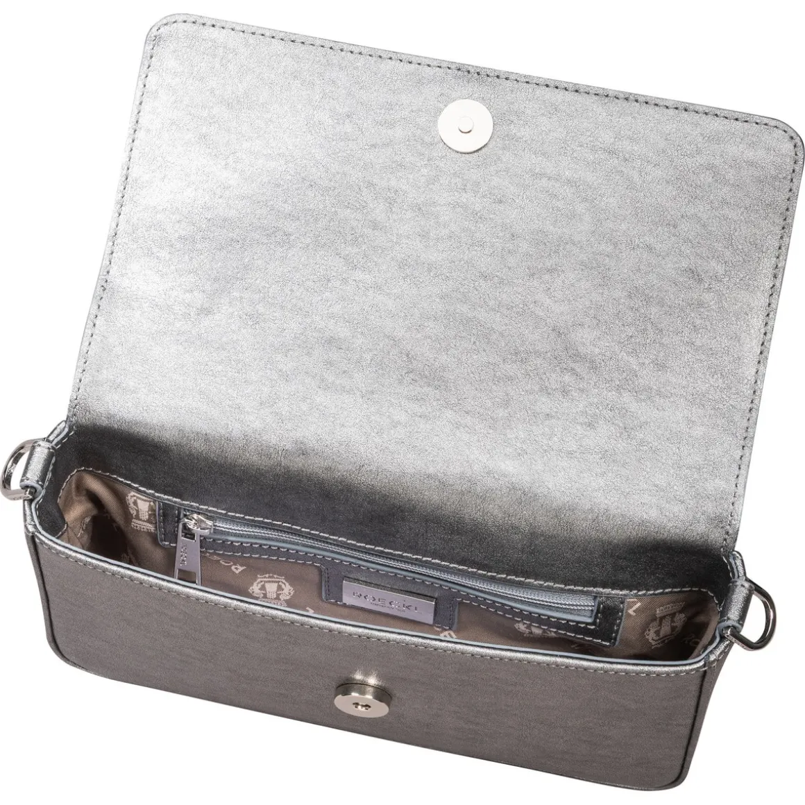 Emilia Shoulder bag metallic XS - platinum (grau)