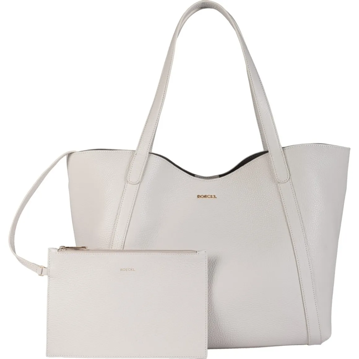 Florence Shopper Grained large - linen (beige)