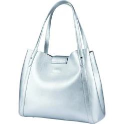 Florence Shopper metallic medium - silver (grau)