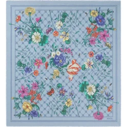 Glowing Bouquet 140x140 - multi bleu (blau)