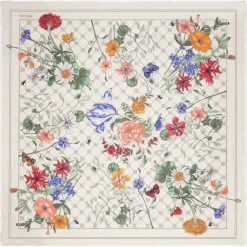 Glowing Bouquet 140x140 - multi creme (beige)