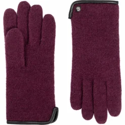 Klassischer Walkhandschuh Women - mulberry (rot)