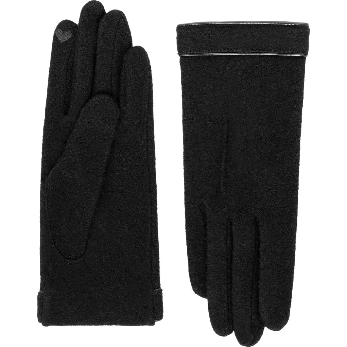 Leather Piping Touch - black (schwarz)