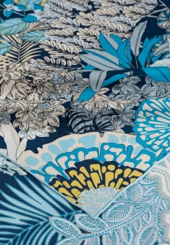 Leopard Camouflage 106x106 - multi blue (blau)