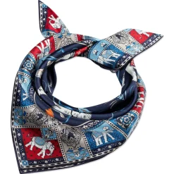 Lucky Elephant 53x53 - navy/red (blau)