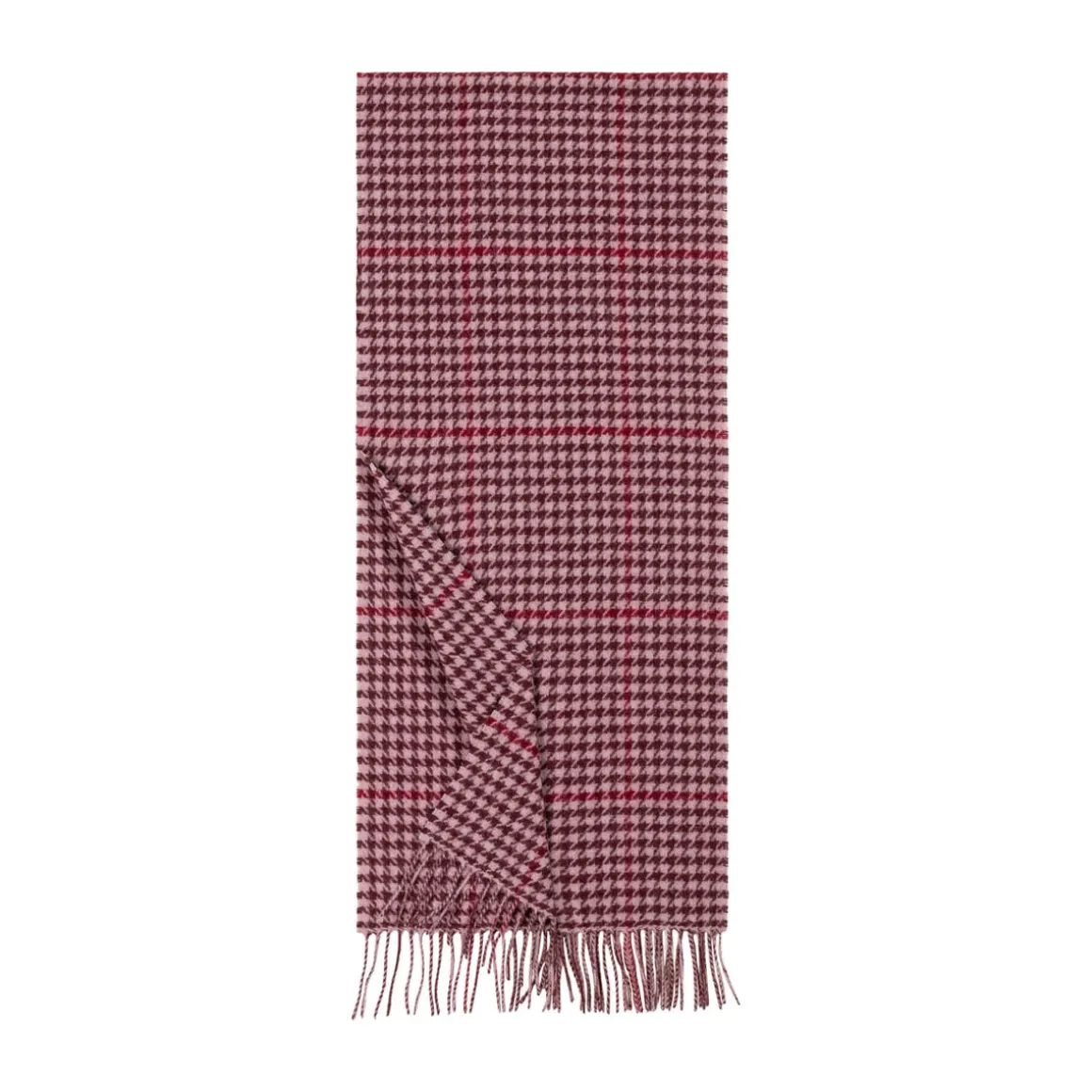 Modern Check Women 35x166 - mulberry (rot)