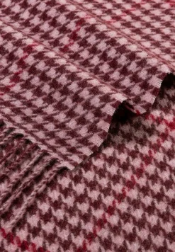 Modern Check Women 35x166 - mulberry (rot)