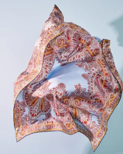 Paisley Reflection 90x90 - multi ciel (blau)