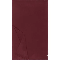Pure Cashmere Plaid 60x190 - mulberry (rot)