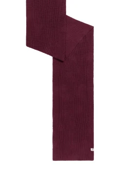 Pure Merino Schal 27x180 - wine (rot)