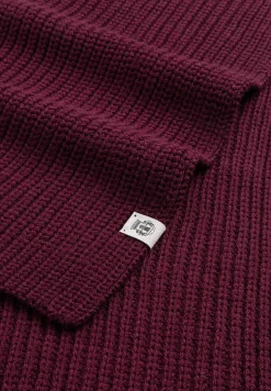 Pure Merino Schal 27x180 - wine (rot)