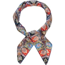 Secret Garden 140x140 - navy/red (blau)