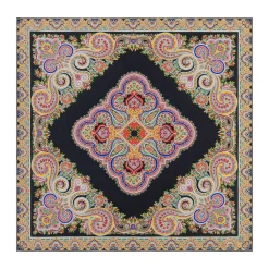 Square Garden Paisley 90x90 - multi black (schwarz)