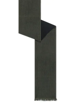Two-Tone Wool 40x180 - olive/navy (blau)
