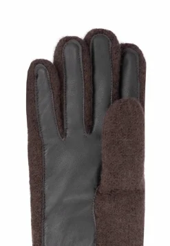 Walkhandschuhe Lederinnenhand - mocca (braun)