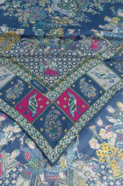 Winter Caravane 140x140 - multi navy (blau)