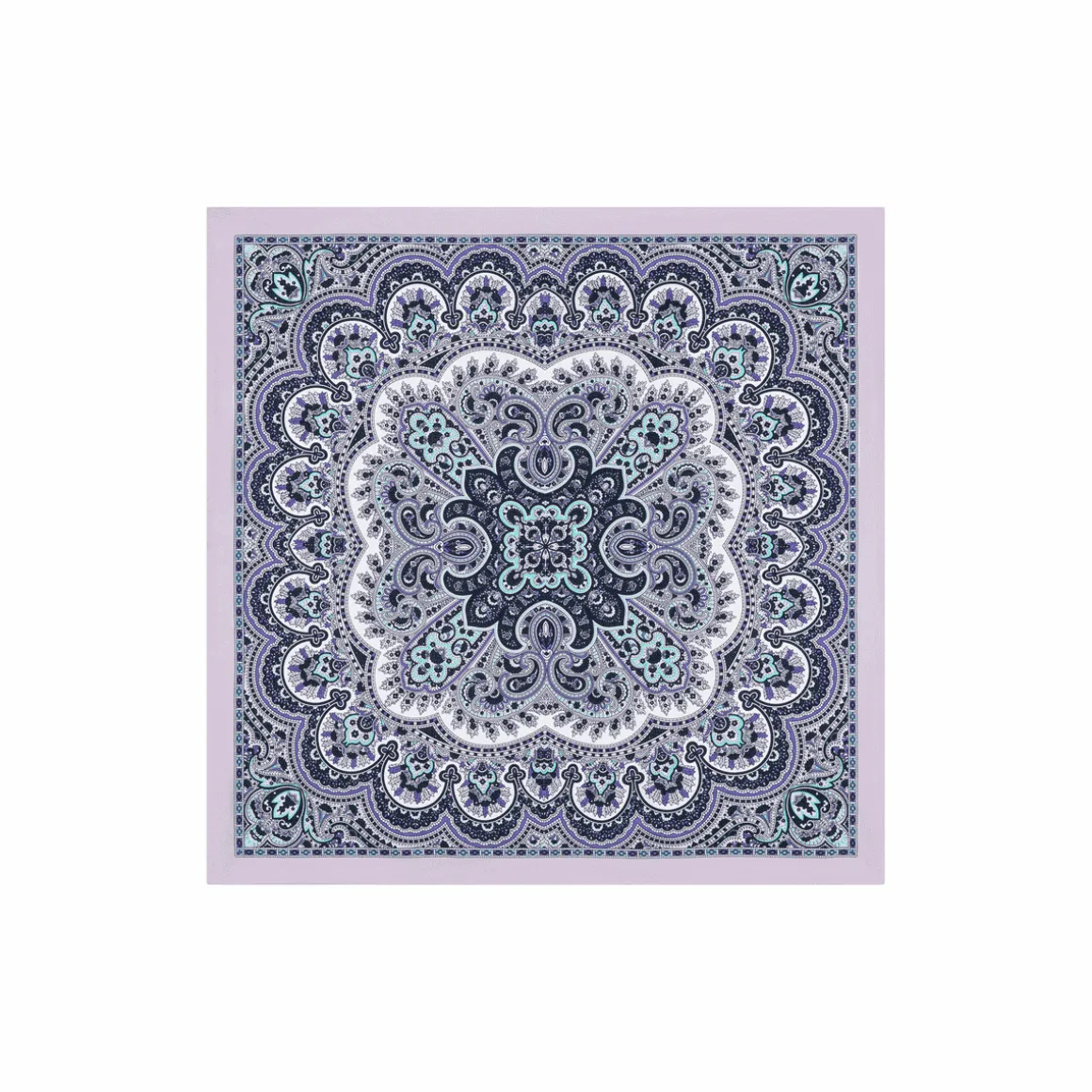 Young Paisley 53 x 53 - multi mauve (rosa)
