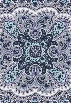 Young Paisley 53 x 53 - multi mauve (rosa)