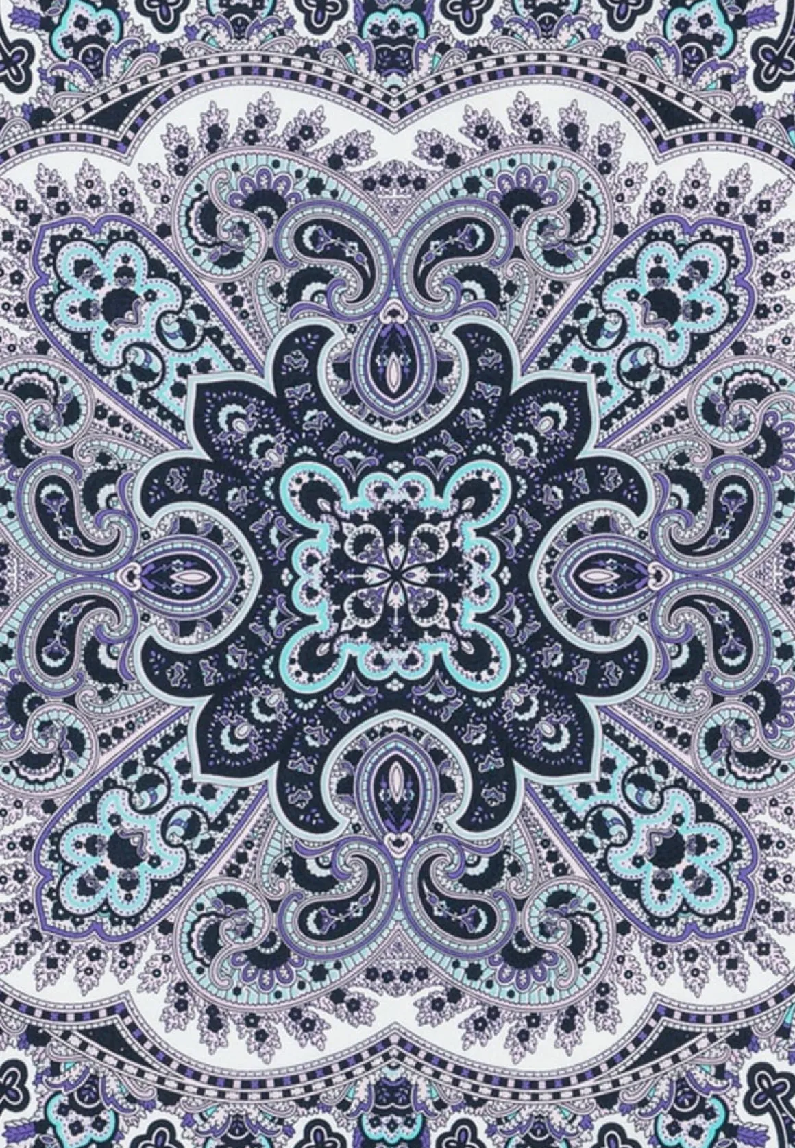 Young Paisley 53 x 53 - multi mauve (rosa)